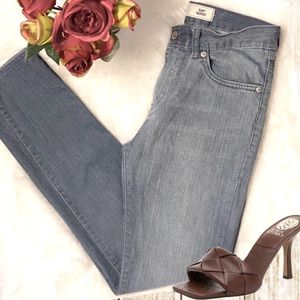 Levi's Womens Blue Denim 510 Skinny Leg Jeans Medium Wash Mid Rise Size 18 Reg